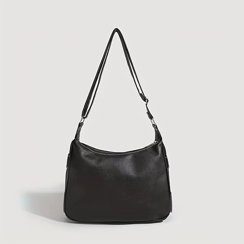 Black x Maroon leather bag - CLOUD9
