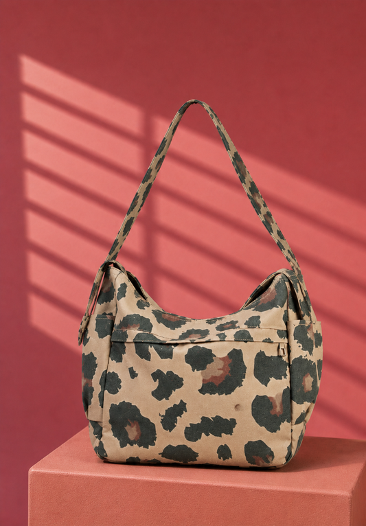 LEOPARD PRINT SHOULDER BAG