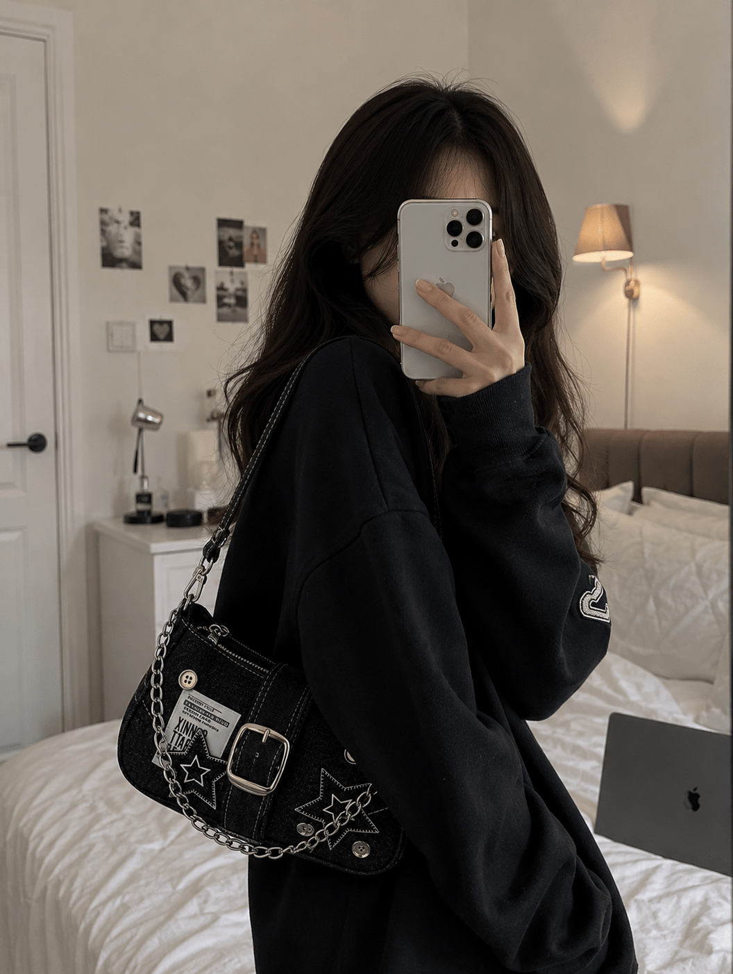 SMALL Y2K DENIM BAG - CLOUD9