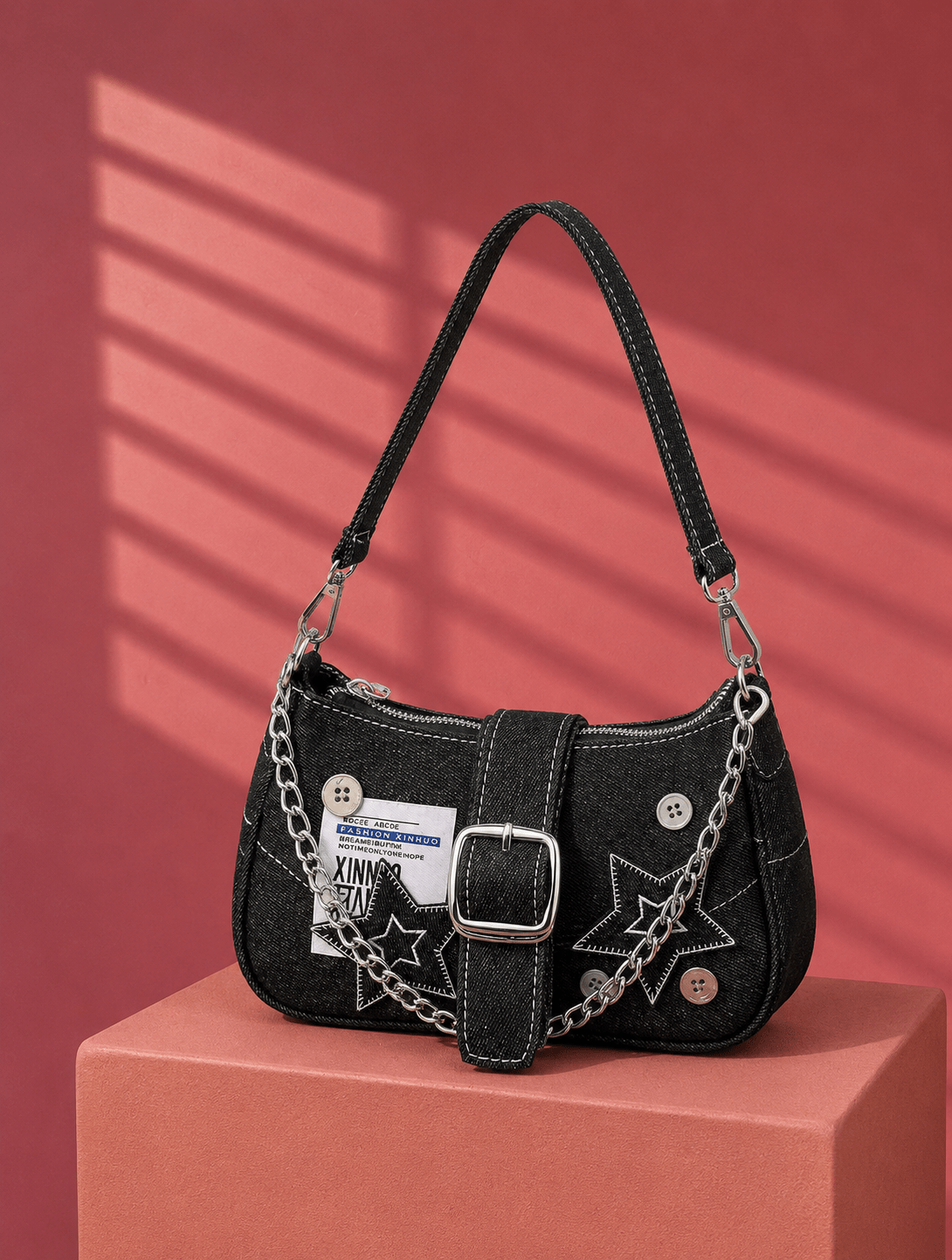 SMALL Y2K DENIM BAG - CLOUD9